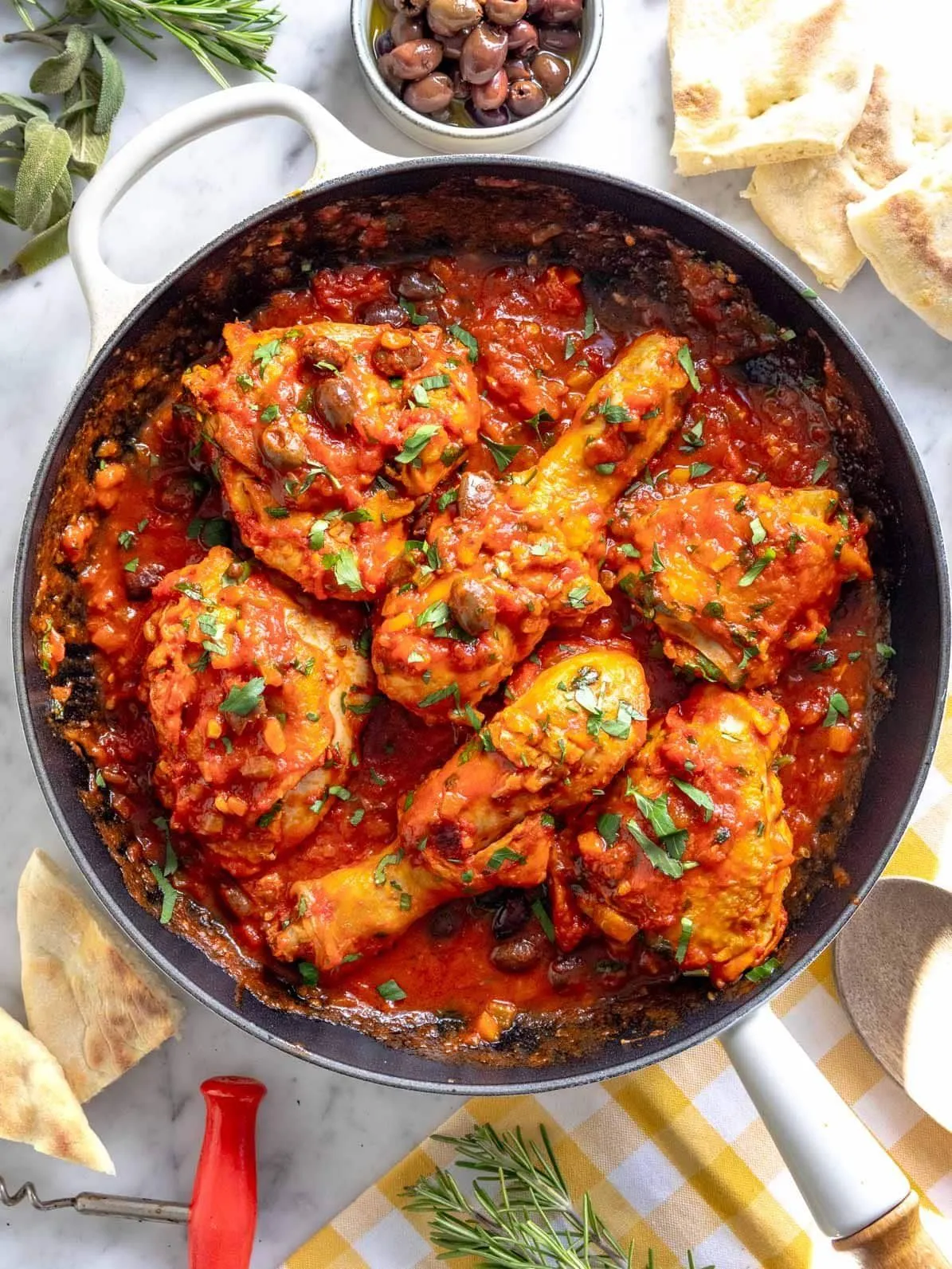 Poulet à la Cacciatora